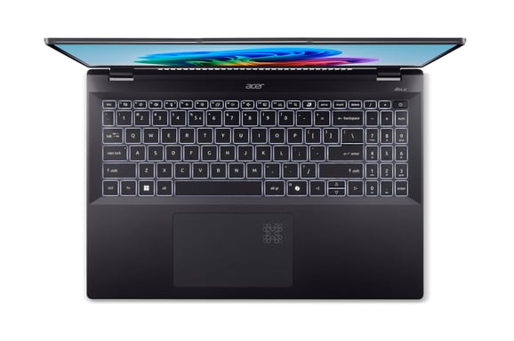 Acer Swift 16 AI SF16-51-73L1 Copilot+ PC Intel Core Ultra 7 256V Portátil 40,6 cm (16'') WQXGA+ 16 GB LPDDR5x-SDRAM 1 TB SSD Wi-Fi 7 (802.11be) Windows 11 Home Italiano Negro