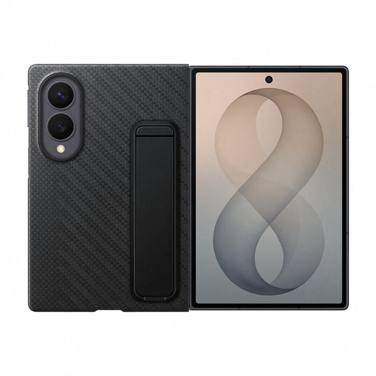Pack 2 en 1 Coque magnétique en silicone + Film anti reflet pour Samsung Galaxy Z Fold 8 - vue 3