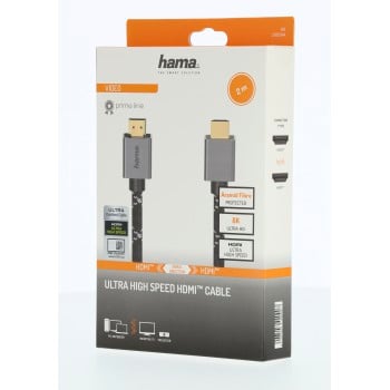 Hama 00200504 Cavo HDMI 2 m HDMI tipo A (standard) nero, grigio
