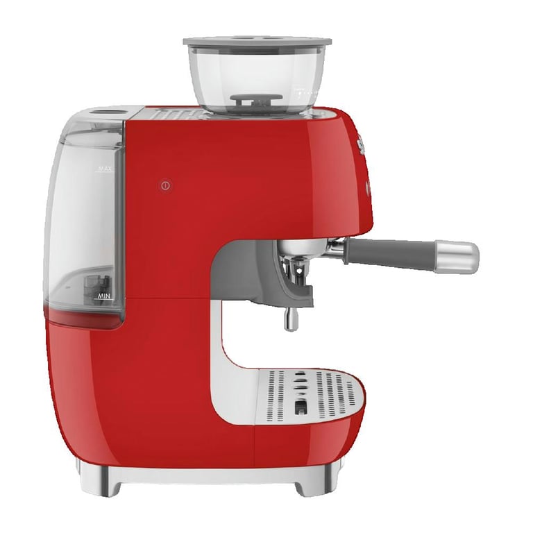 Machine À Café Expresso SMEG EGF03RDEU – 20 Bars, 1350 W, Broyeur Intégré - vue 8