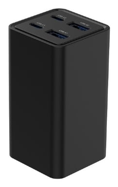 Gembird TA-UC-2A2C-PD65-01-BK chargeur d'appareils mobiles Ordinateur portable, Smartphone Noir Secteur Charge rapide Intérieure