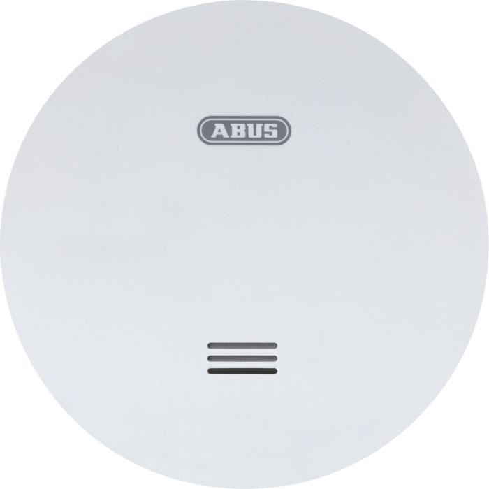 Détecteur de fumée ABUS RWM160 Design ultraplat Protection 40 m² Alarme 85 dB Pile lithium - vue 2