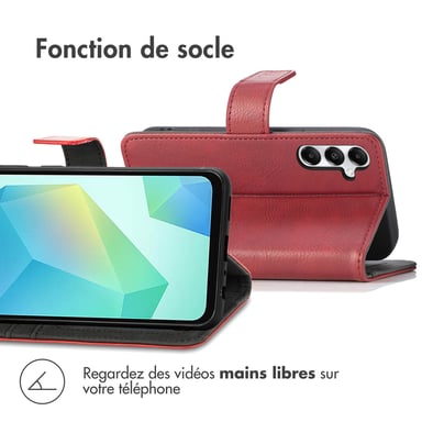 imoshion Étui de télephone portefeuille pour Samsung Galaxy A16 - Rouge