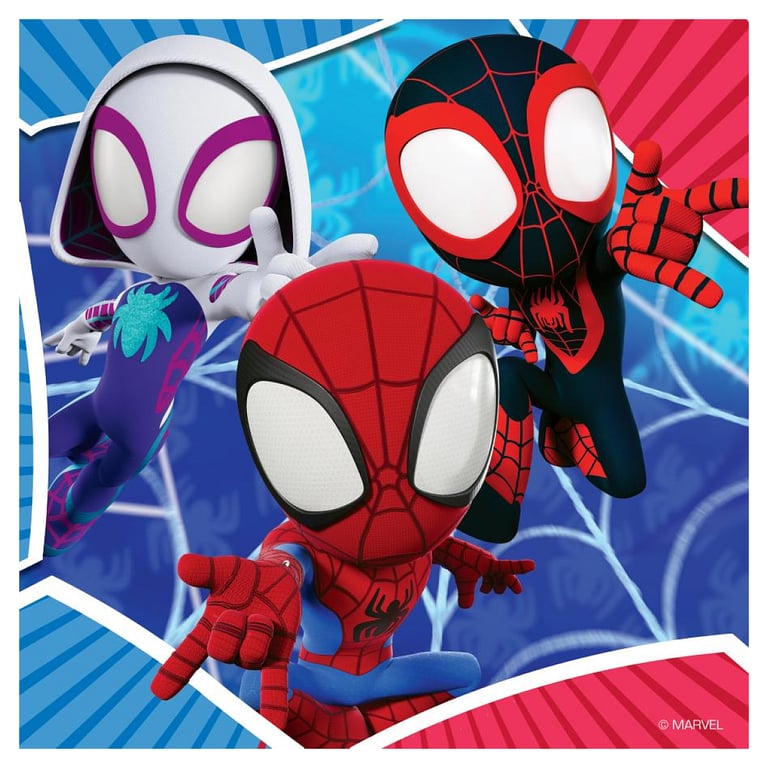 Coffret de Puzzles Spidey : 3 Puzzles de 49 Pièces pour Enfants - Neuf