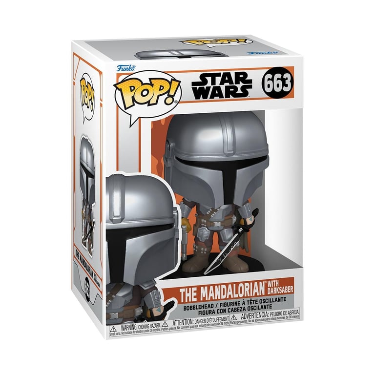 FUNKO POP! The Mandalorian with Darksaber