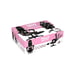 Chaise gaming de bureau Konix Hello Kitty coussin lombaire mousse mémoire 0–150° avec repose-pied base classe 4 360° Noir/Rose