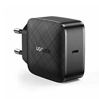 Fast 65W GaN USB Type C Quick Charge 3.0 Power Delivery PD Charger Negro