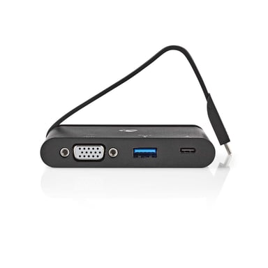 Nedis TCARF220BK station d'accueil USB 3.2 Gen 1 (3.1 Gen 1) Type-C Noir