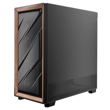 Antec FLUX SE Midi Tower Negro, Madera