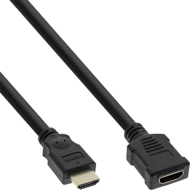 InLine 17633G câble HDMI 3 m HDMI Type A (Standard) Noir