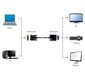 Gembird A-DVID-VGAF-01 adaptador de cable de vídeo 0,2 m DVI-D VGA (D-Sub) Negro