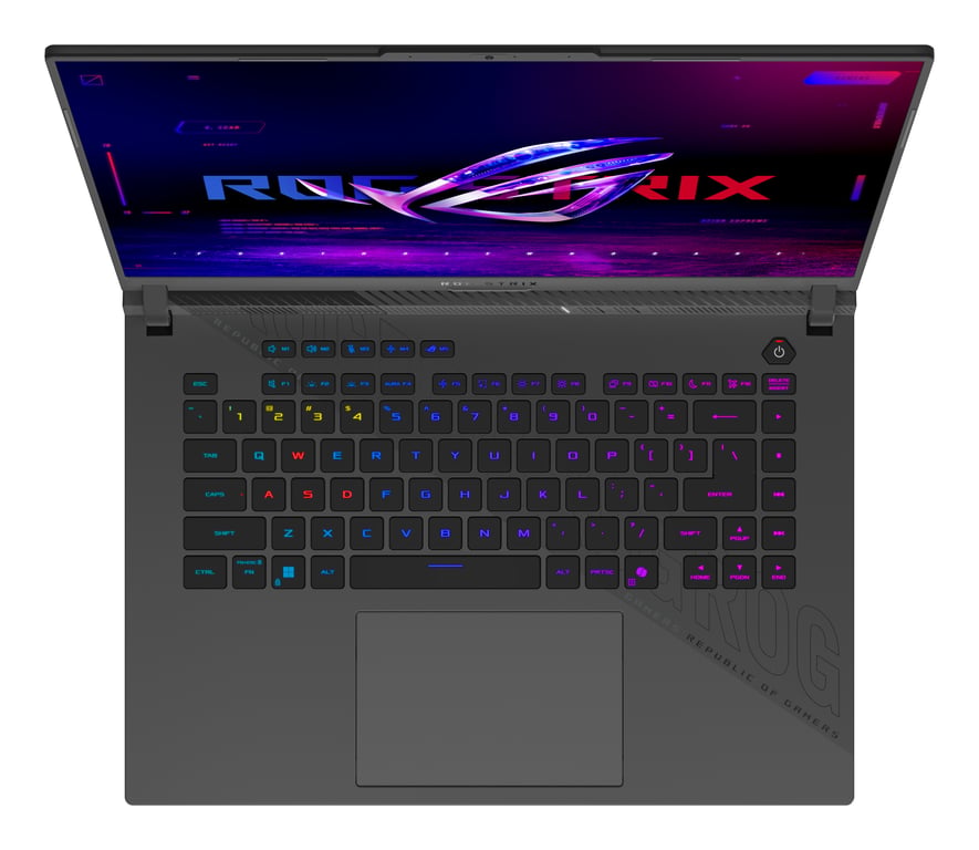 ASUS ROG Strix G16 G614PP RV030W AMD Ryzen™ 9 8940HX Ordinateur portable 40 6 cm 16 WUXGA DDR5 SDRAM SSD NVIDIA GeForce RTX 5070 Wi Fi 6E 802.11ax Windows 11 Home Allemand Neuf - vue 2
