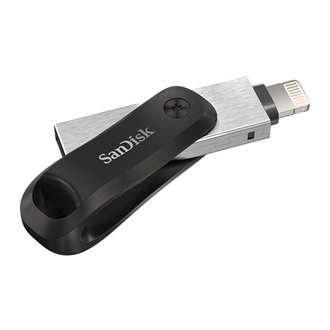 SanDisk 00183588 lecteur USB flash 128 Go USB Type-A / Lightning 3.2 Gen 1 (3.1 Gen 1) Noir, Argent - Neuf