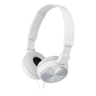 Sony MDR-ZX310AP Auricolari cablati ad archetto per chiamate/musica Bianco