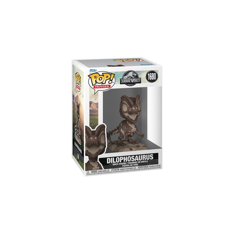Figurine Funko Pop Movies Jurassic Park Fossil Dilophosaurus - vue 2