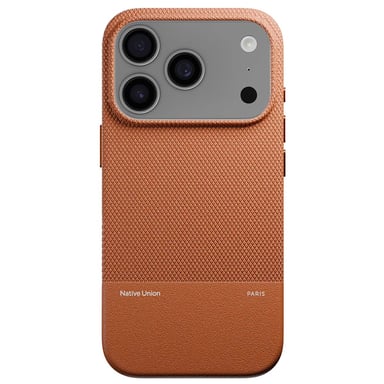 Native Union Funda para iPhone 17 Pro MagSafe Antichoque Serie Texturizada ReClassic Marrón claro