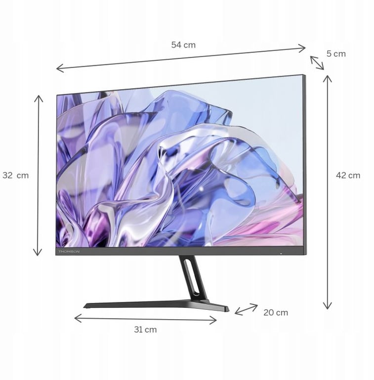Moniteur Thomson M24FB2Y14 24 FHD VA 100Hz LED Neuf - vue 3