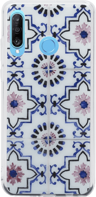 BigBen Connected Funda para Huawei P30 Lite Patrón Marruecos Híbrido Antichoque Multicolor