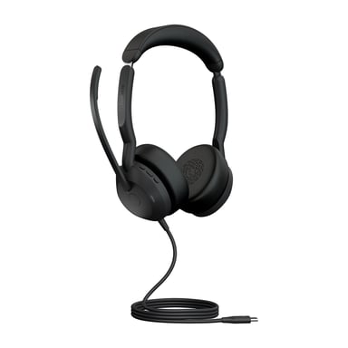 Jabra Evolve2 50 Auriculares Inalámbrico y alámbrico Diadema Oficina/Centro de llamadas USB Tipo C Bluetooth Negro