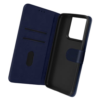 Funda Oppo Reno 8 5G Solapa Tarjetero Función Soporte Vídeo azul