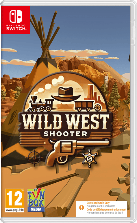 Wild West Shooter Nintendo Switch Code de téléchargement Neuf