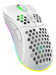 DELTACO GAMING - WHITE LINE WM80 - Mouse ottico da gioco senza fili 4800 DPI, 1000 Hz, ultra leggero, RGB, 7 pulsanti