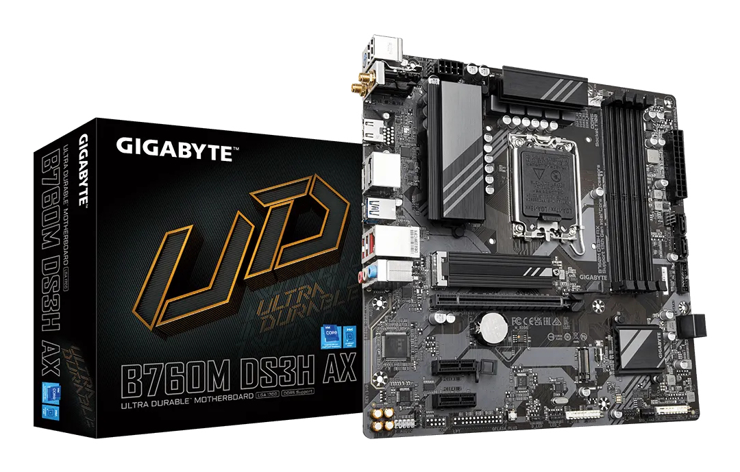 Gigabyte B760M DS3H AX - vue 2