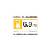 Lave-linge top Candy EYTC106L2-S 6 kg 1000 trs/min ProWash 100 écran LED Blanc