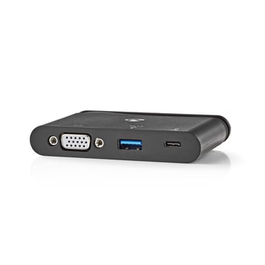 Nedis TCARF220BK station d'accueil USB 3.2 Gen 1 (3.1 Gen 1) Type-C Noir