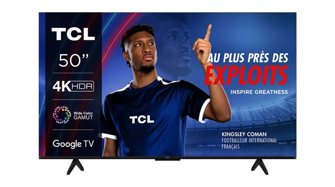 TCL P75 50P755 TV 127 cm (50'') 4K Ultra HD Smart TV Wifi Titane
