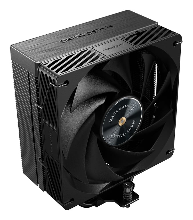 Mars Gaming MCPU X5 Disipador CPU TDP Ventilador PWM SI 120mm - vue 3