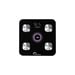 Bilancia connessa LITTLE BALANCE 8861 Vetro temperato Nero Bluetooth 13 analisi LED fino a 180 kg precisione 100 g