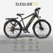 Eleglide T1 Bicicleta Eléctrica Negra con APP, Cuadro Alto, 27,5 Pulgadas, Batería 36V13Ah, Motor 250W, Enchufe UE