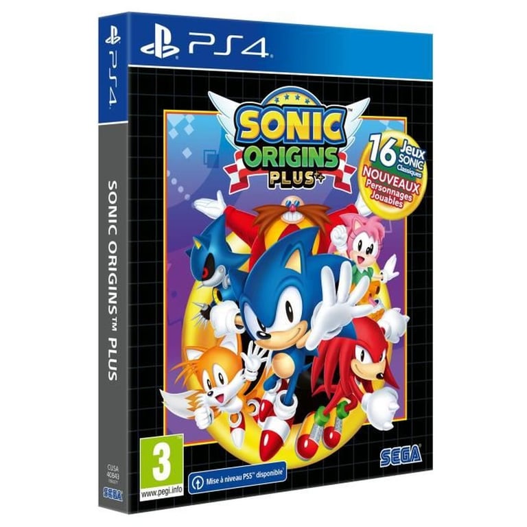 Sonic Origins Plus - Jeu PS4 - Neuf