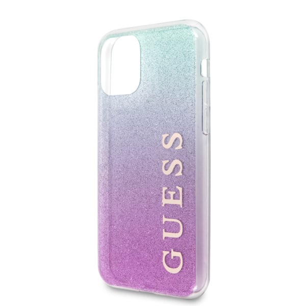 Étui Guess pour iPhone 11 Pro Max rose et bleu