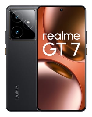 realme GT 7 17,2 cm (6.78'') SIM doble Android 15 5G USB Tipo C 12 GB 256 GB 7000 mAh Negro