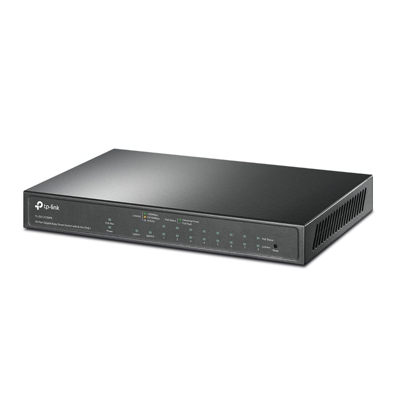 TP Link TL SG1210MPE commutateur réseau Géré L2 Gigabit Ethernet 101001000 Connexion Ethernet supportant 'alimentation via ce port PoE Neuf - vue 2