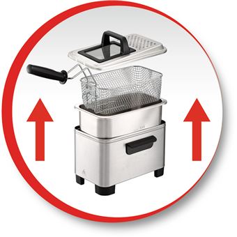 Friteuse Semi-Professionnelle Moulinex 1,2 kg Inox brossé
