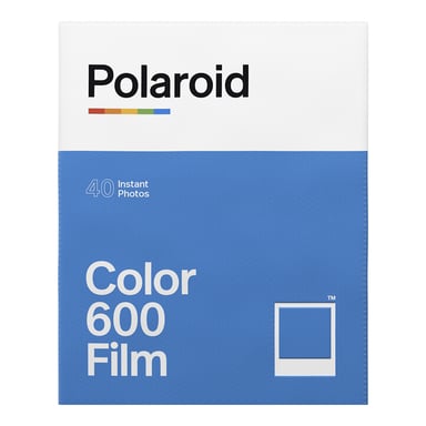 POLAROID Paquete de 40 películas fotográficas 600 colores para cámara instantánea 600 Blanco