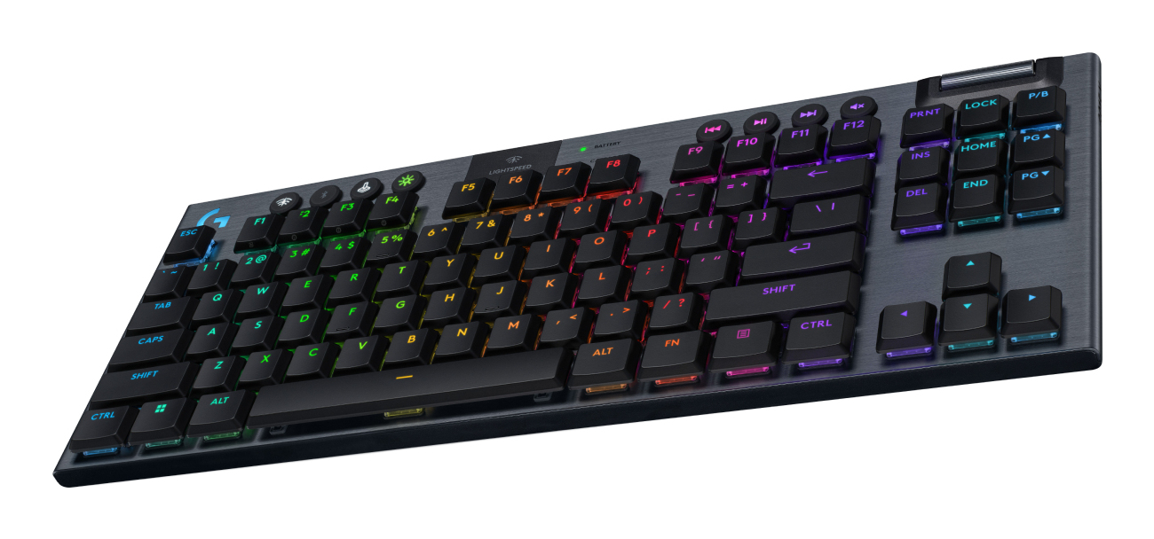 Clavier gamer Sans fil Logitech G G915 TKL X AZERTY Switch linear - vue 4