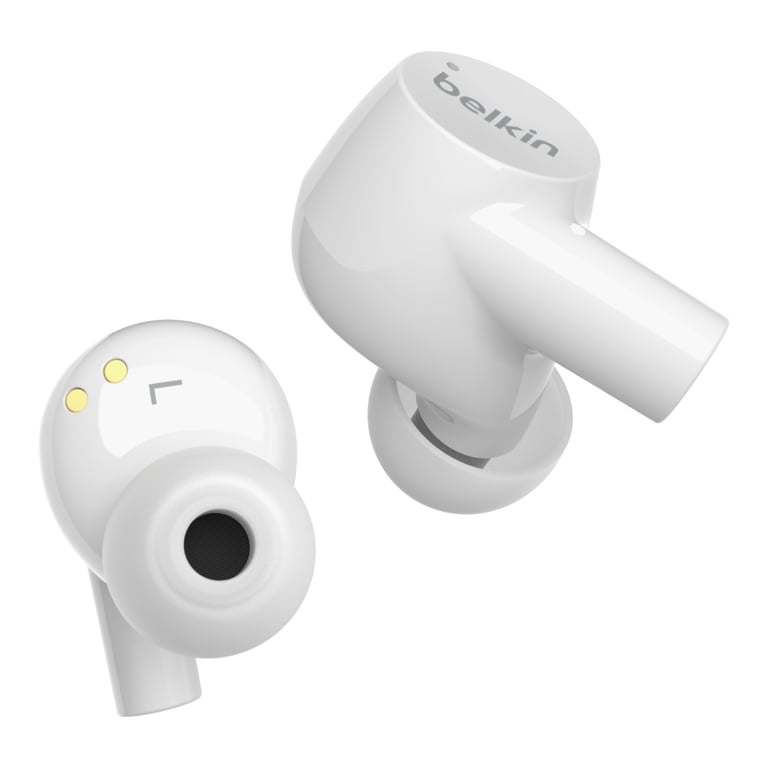 Belkin SoundForm Rise Casque True Wireless Stereo (TWS) Ecouteurs Bluetooth Blanc - Neuf