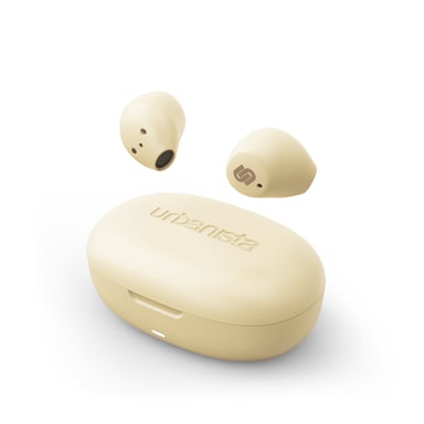 Urbanista Lisbon Casque True Wireless Stereo (TWS) Ecouteurs Appels/Musique Bluetooth Couleur vanillée