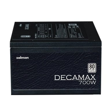 Fuente de alimentación PC - ZALMAN - DecaMax 700W - 80Plus - No modular - Ventilador 120mm - Negro
