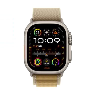 Apple Watch Ultra 2 OLED 49 mm Digitale 410 x 502 pixel Touchscreen 4G Titanio Wifi GPS (satellite)