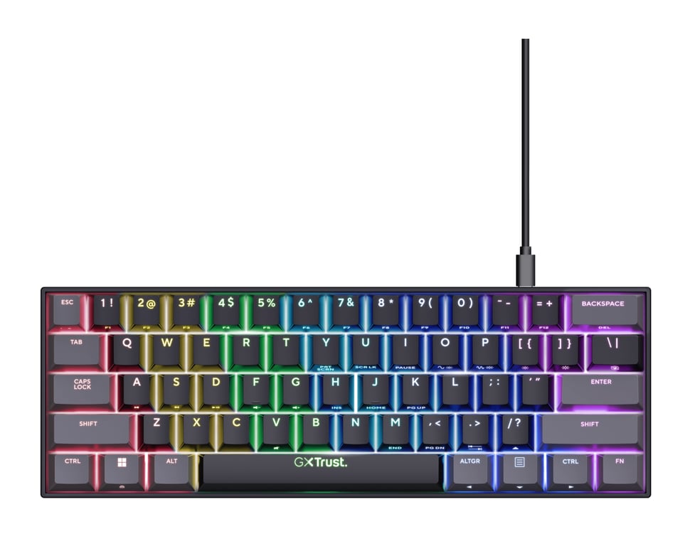 Trust GXT 867 Acira clavier Jouer USB QWERTY Italien Neuf - vue 2