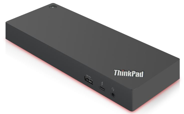 Lenovo 40An0135Eu Station D'Accueil Avec Fil Thunderbolt 3 Noir, Rouge - Très Bon État