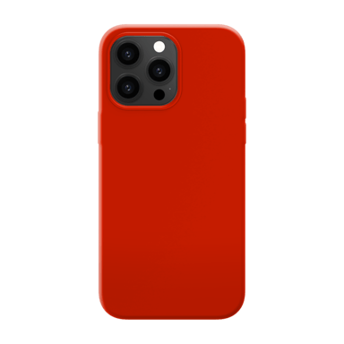 Custodia antiurto in morbido silicone gel per Apple iPhone 14 Pro Max, Ardent Red