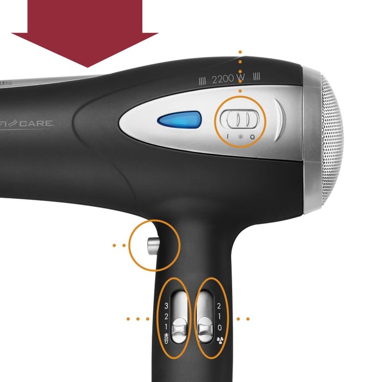 Sèche cheveux professionnel Proficare PC HTD3113 Neuf - vue 4