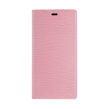 Diarycase 2.0 Funda de piel auténtica con soporte magnético para Apple iPhone 12/12 Pro, rosa pastel