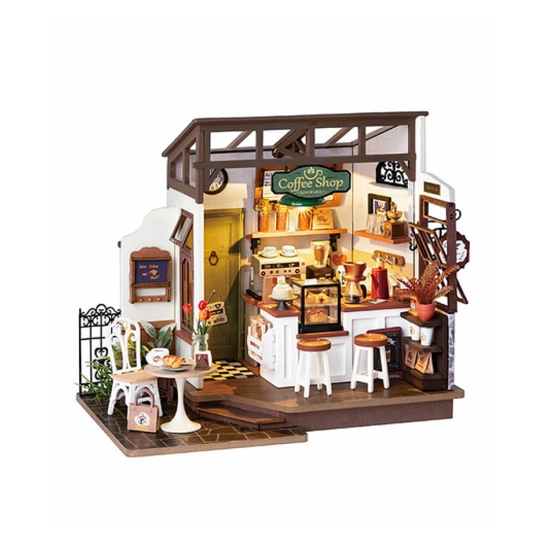 Maquette Rolife Serre livres Book Nook Coffeeshop - vue 2